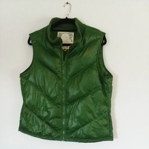 Old Navy Emerald Green puffer vest
